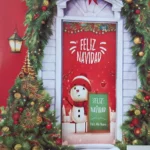 FORRO DE PUERTA NAVIDAD 200X85CM