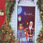 FORRO DE PUERTA NAVIDAD 200X85CM