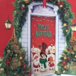 FORRO DE PUERTA NAVIDAD 200X85CM