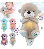 Nutria Peluche Que Respira Y Tranquiliza Sonido Anti Estres Color Nutria Gris - Imagen 2