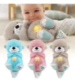 Nutria Peluche Que Respira Y Tranquiliza Sonido Anti Estres Color Nutria Gris - Imagen 3