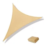 Toldo Vela Triangular Malla Sombra 5x5x5 mts Color Beige