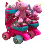 Patines 4 Ruedas Brillantes Y Ajustables Para Nina Talla XS