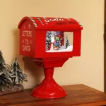 Buzon De Navidad Con Luces Y Moviento adorno Navideno - Imagen 2