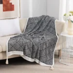 Mantas Para sofa con pompones