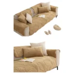 Fundas Mat Sofa 3 Cuerpos 5 Piezas Facil Colocacion Color Cafe