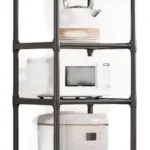 Estante Organizador De Bano Cocina Sala Multifuncional Color Negro (copia)