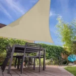 Toldo Vela Triangular Malla Sombra 6x6x6 mts Color Kaki - Imagen 5