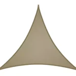 Toldo Vela Triangular Malla Sombra 6x6x6 mts Color Kaki
