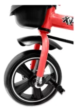 Triciclo Coche Infantil 5 En 1 Toldo Mango Direccional Rojo - Imagen 4