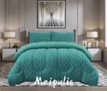 COBERTOR DE INVIERNO TRENZADO MEIPULIS 2 PLAZAS COLOR VERDE (copia) - Imagen 2