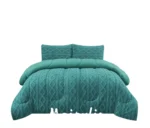 COBERTOR DE INVIERNO TRENZADO MEIPULIS 2 PLAZAS COLOR VERDE (copia)
