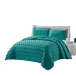 Cubrecama 2 plazas quilt verano semi acolchados diseño Tufting (copia)