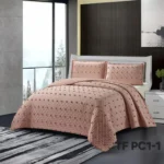 Cubrecama 1.5 quilt verano semi acolchados diseño Tufting (copia) - Imagen 2