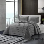 Cubrecama 1.5 quilt verano semi acolchados diseño Tufting (copia) - Imagen 2