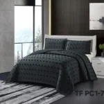 Cubrecama 2 plazas quilt verano semi acolchados diseño Tufting (copia) - Imagen 2
