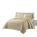 Cubrecama King quilt verano semi acolchados diseño Tufting