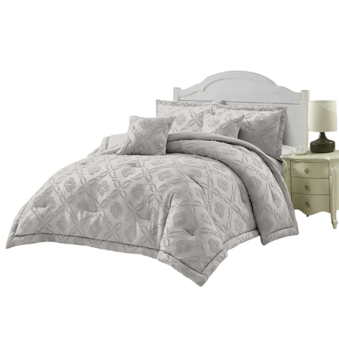 w=1200,h=1200,fit=pad (16)-Photoroom Cubrecama King quilt verano semi acolchados diseño flores relieve - Imagen 1