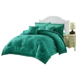 Cubrecama 1.5 quilt verano semi acolchados diseño flores relieve