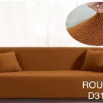 Cubre Sillon/Sofa 1 cuerpo Elastico adaptable cafe claro