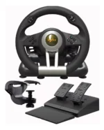 Volante Timon Para Juegos 3 Por 1 Palanca Pedales Pxn V3 Pro Color Negro
