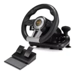 Volante Timon Para Juegos 3 Por 1 Palanca Pedales Pxn V3 Pro Color Negro - Imagen 2