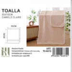 TOALLA DE MICROFIBRA SUAVE 35X70CM IMUSSA