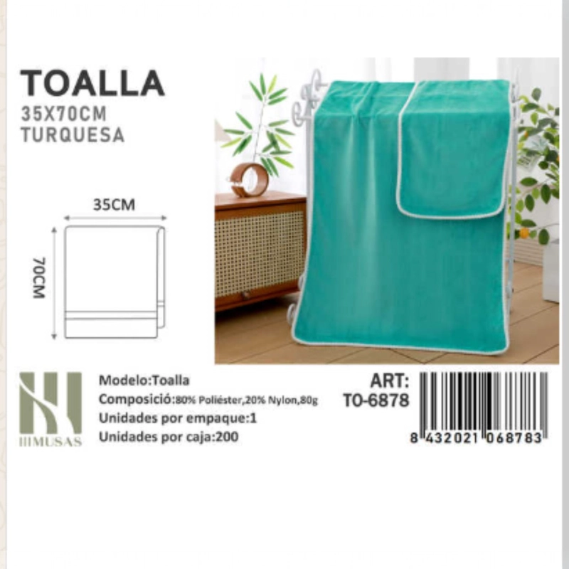 full_image-3 (18) TOALLA DE MICROFIBRA SUAVE 35X70CM IMUSSA - Imagen 1