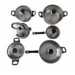 Set De Ollas De Cocina Y Tetera 12 Piezas - Imagen 2