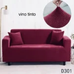 Cubre Sillon/Sof a2 cuerpos Elastico adaptable vino tinto