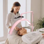 Lampara Luz Led Media Luna Profesional Con Soporte Color Rosa - Angeles del Hogar Chile