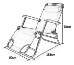 Silla Plegable Reposera Portatil Playa Camping Campo - Angeles del Hogar Chile