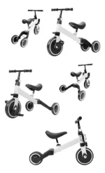 Bicicleta De Equilibrio Y Triciclo 3 En 1 Plegable - Imagen 2