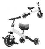 Bicicleta De Equilibrio Y Triciclo 3 En 1 Plegable - Imagen 4