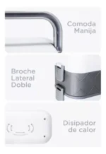 Lonchera Electrica Porta Comida Cocina A Vapor Calentador - Angeles del Hogar Chile