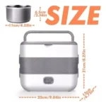 Lonchera Electrica Porta Comida Cocina A Vapor Calentador - Angeles del Hogar Chile