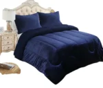 Cobertor De Invierno Plush Con Chiporro Plaza y media color Azul - Angeles del Hogar Chile