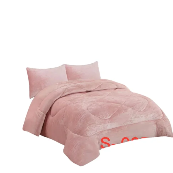 Cobertor De Invierno Plush Con Chiporro 2 Plazas color Rosa - Angeles del Hogar Chile