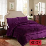 Cobertor De Invierno Plush Con Chiporro 2 Plazas color Morado - Angeles del Hogar Chile