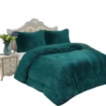 Cobertor de Invierno Peludos Con Chiporro Plaza y Media color calipso - Angeles del Hogar Chile