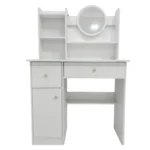 Mueble Tocador Con Espejo Blanco - Angeles del Hogar Chile