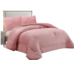Cobertor de Invierno Plush Liso Plaza y Media Color Rosa - Angeles del Hogar Chile