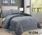 Cobertor de Invierno Plush Liso 2 Plazas Color Gris - Angeles del Hogar Chile