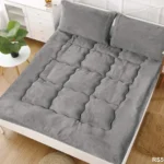 Cubre Colchon Protector acolchado Para Cama 2 Plazas gris - Angeles del Hogar Chile