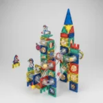 Set De Construccion Magnetico Bloques Juegos Niños 142 Piezas