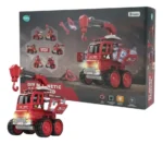 Set De Construcción Bombero Magnético Bloques Juegos Niños 44 Piezas