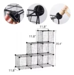 Estante Modular 6 Cubos Organizador Multiuso Armario Armable - Angeles del Hogar Chile
