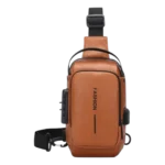 Bolso Bandolero Impermeable Con Puerto USB Unisex