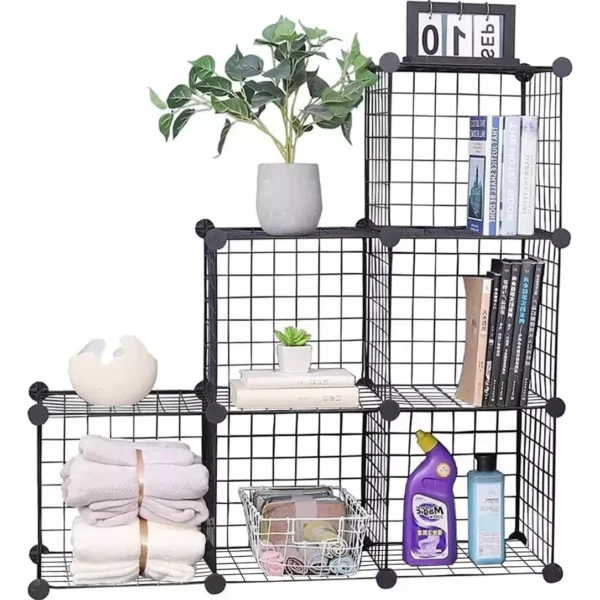 Estante Modular 6 Cubos Organizador Multiuso Armario Armable - Angeles del Hogar Chile