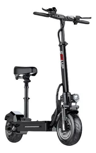 Scooter Electrico Con Asiento en Color Negro - Angeles del Hogar Chile